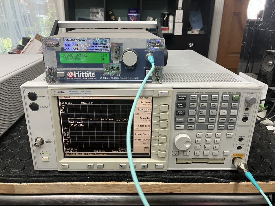 Hittite HMC-T2100 10MHz-20GHz Signal Generator ~ Tested in Good condition.