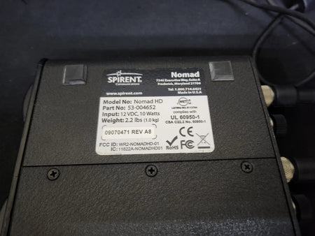 Spirent Nomad HD : PN 53-004652 Test Set with Adapter (0471)