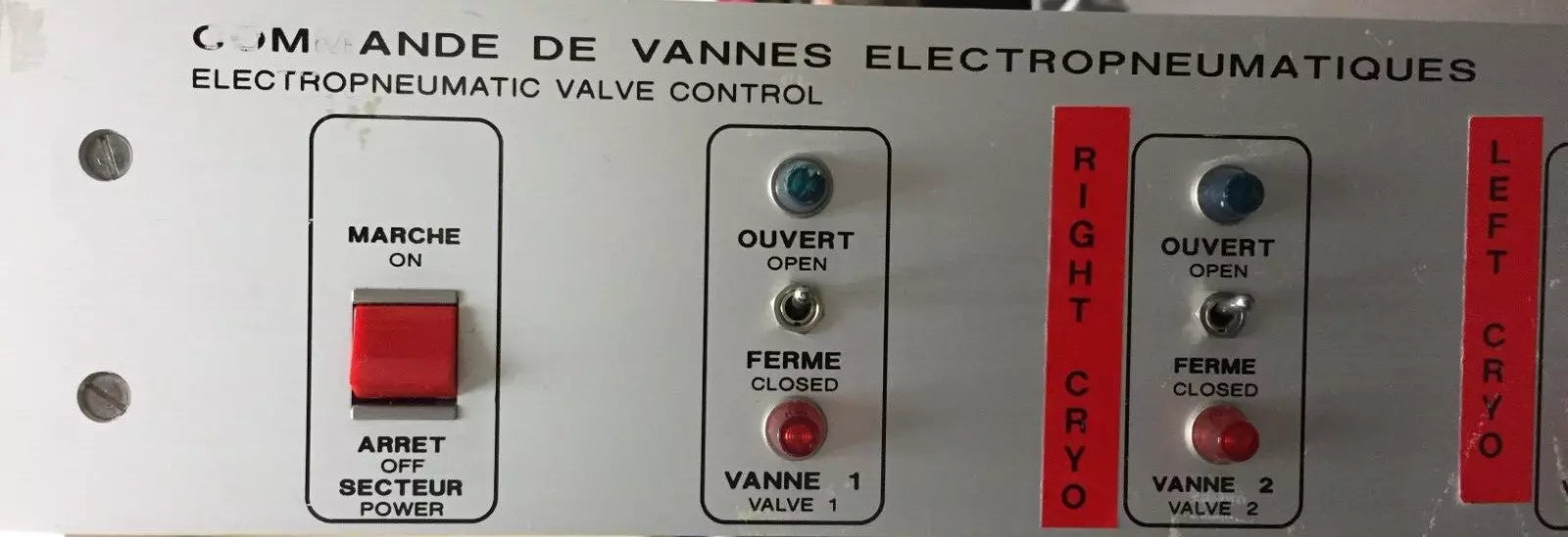 Riber Model CVEP Electronic Pneumatic Valve Control