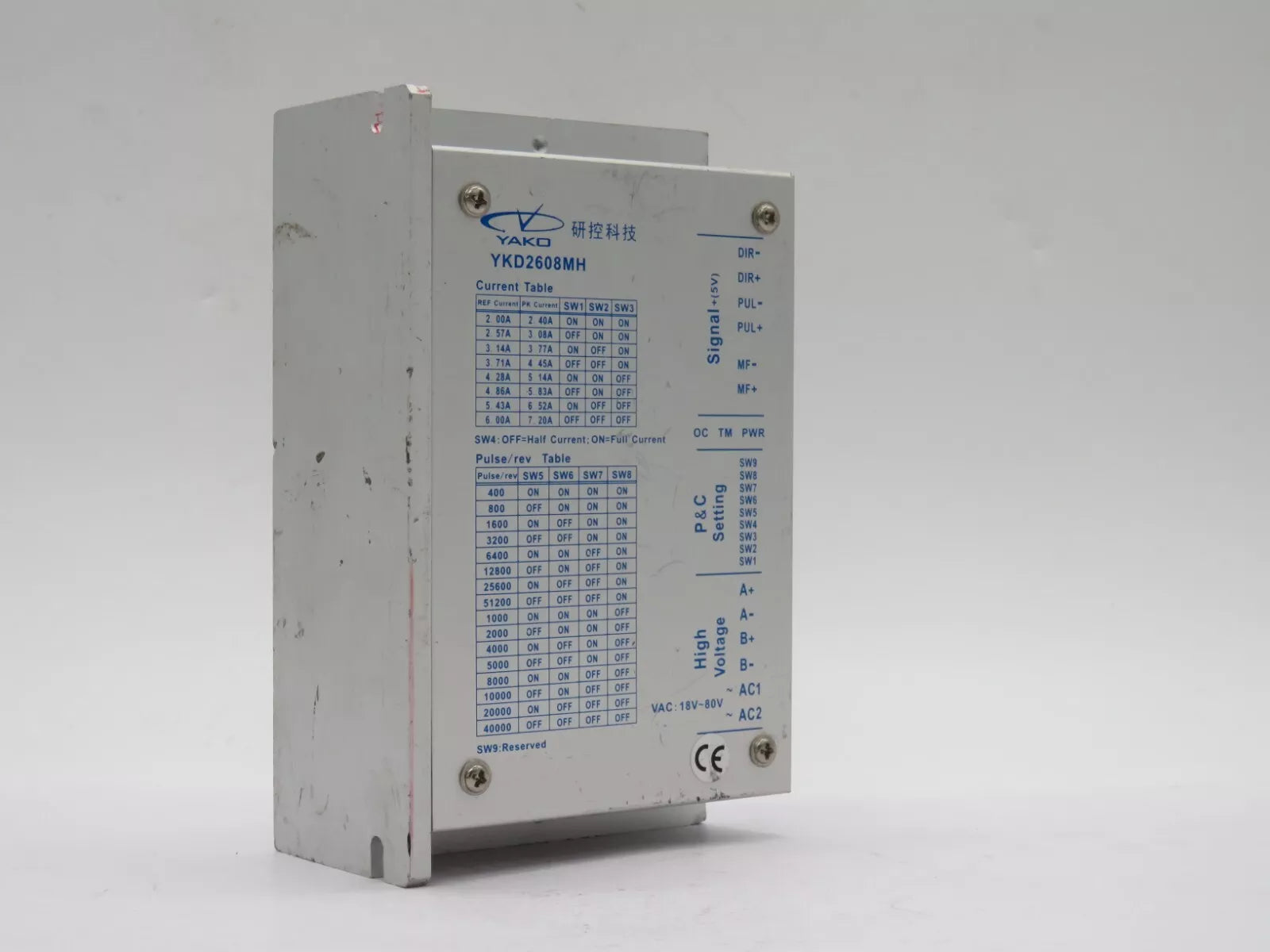 YAKO YKD2608MH Stepper Motor Driver 2 Phase