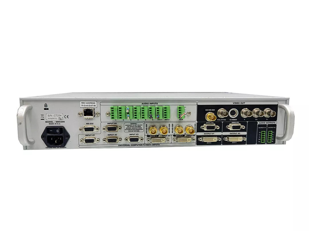 Analog Way SMX200 12x2 HighEnd Scaled Matrix with Native Hi-Res. Output