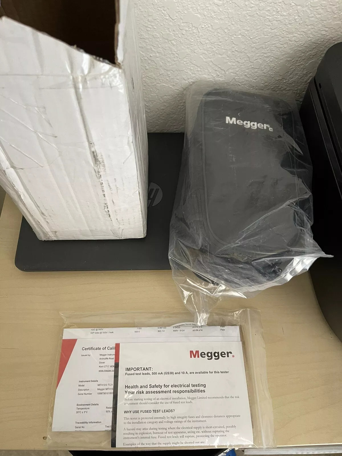 Megger MIT410-TC3-LG1 Insulation Resistance & Continuity Tester 50/100/250V/500V