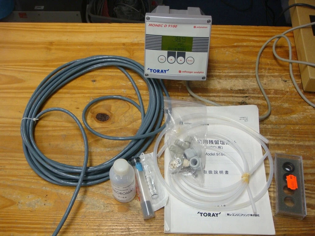 Monec D 9100 POLYMETRON 9184 Chloromat Chlorine Monitor