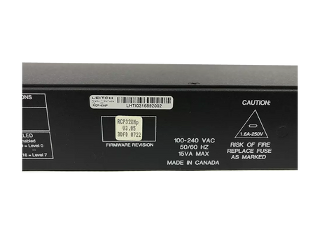 Leitch 1RU Remote 4x4 Programmable Push Button Panel