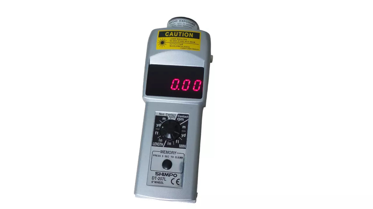 SHIMPO DT-207L Digital Handheld Tachometer for Accurate Speed Measurement