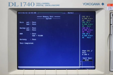 YOKOGAWA DL1740 DC-500MHz 4ch 1MW Digital Oscilloscope
