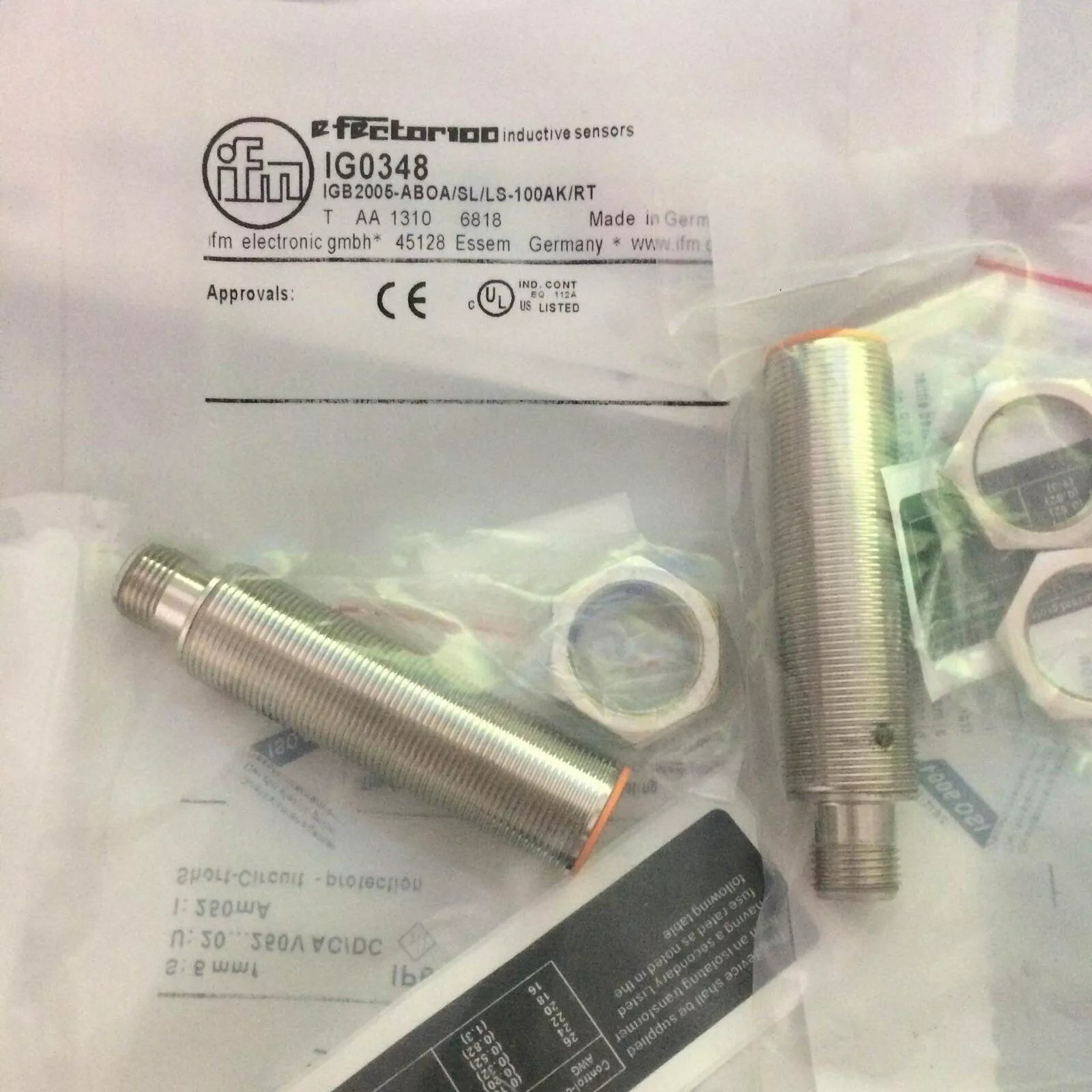 IFM IG0348 Proximity Switch for Industrial Applications