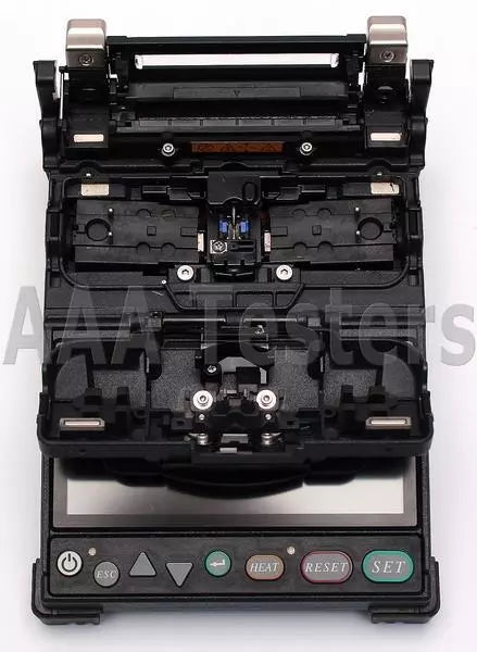 Fujikura 12S SM MM Fixed V-Groove Fiber Fusion Splicer w/ CT-06 Cleaver FSM-12S