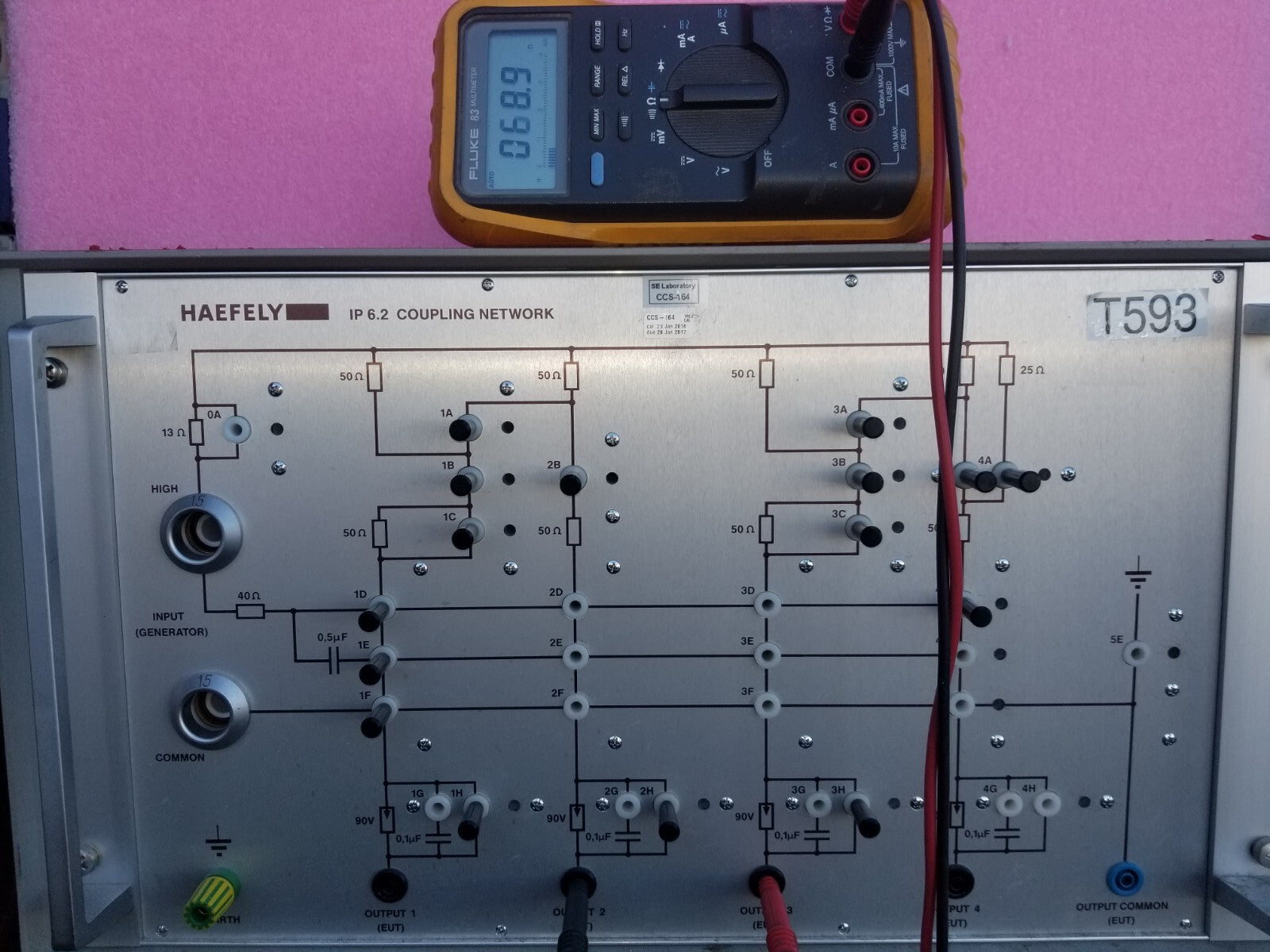 Surge Generator Coupling Network by Haefely