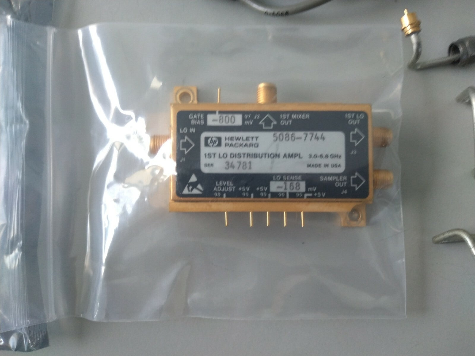 HP Agilent 5086-7744 1st LO Distribution Amplifier for 8594E Spectrum Analyzer