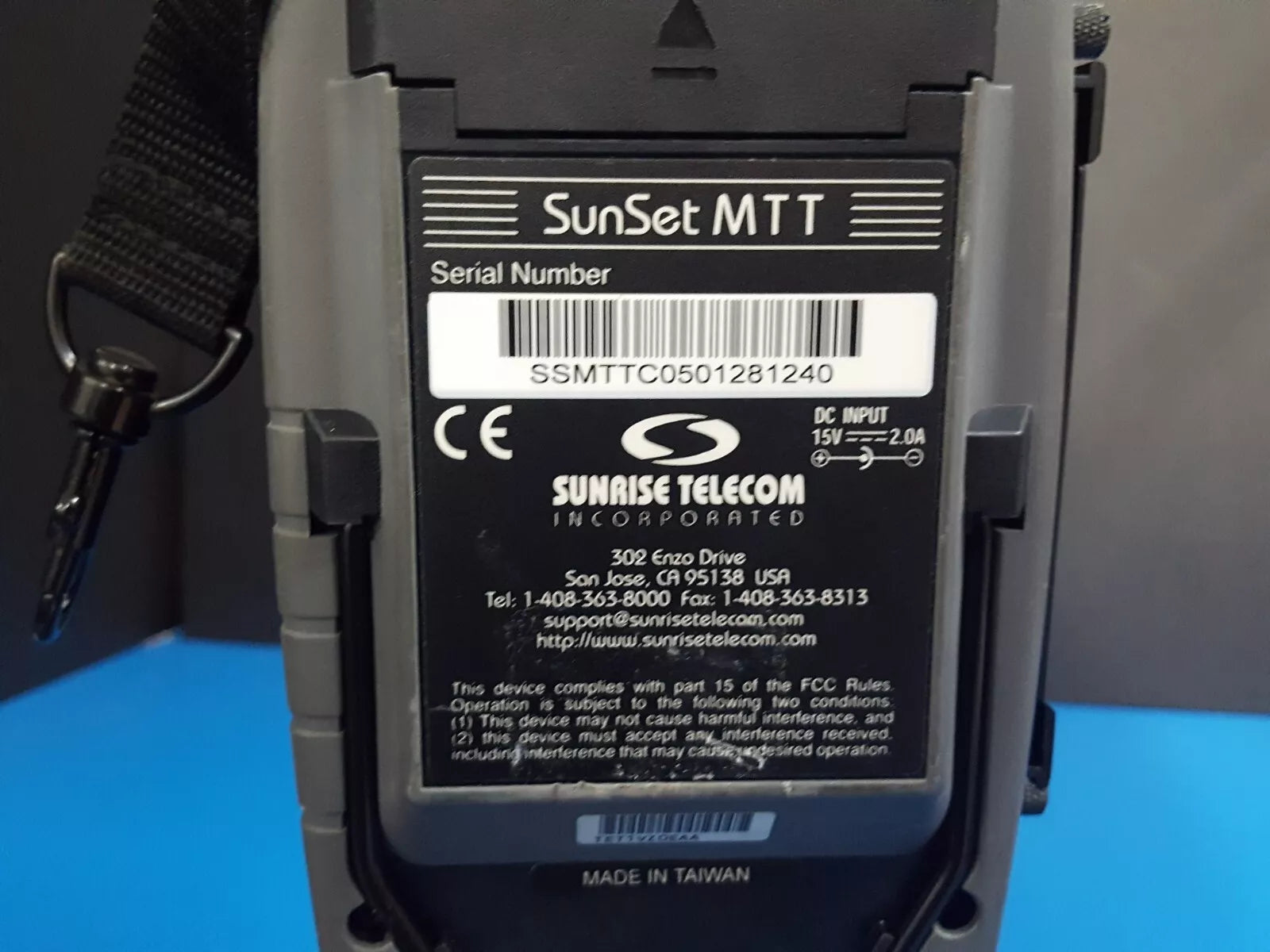 Sunrise Telecom Sunset MTT Multi Cable Analyzer (1240)