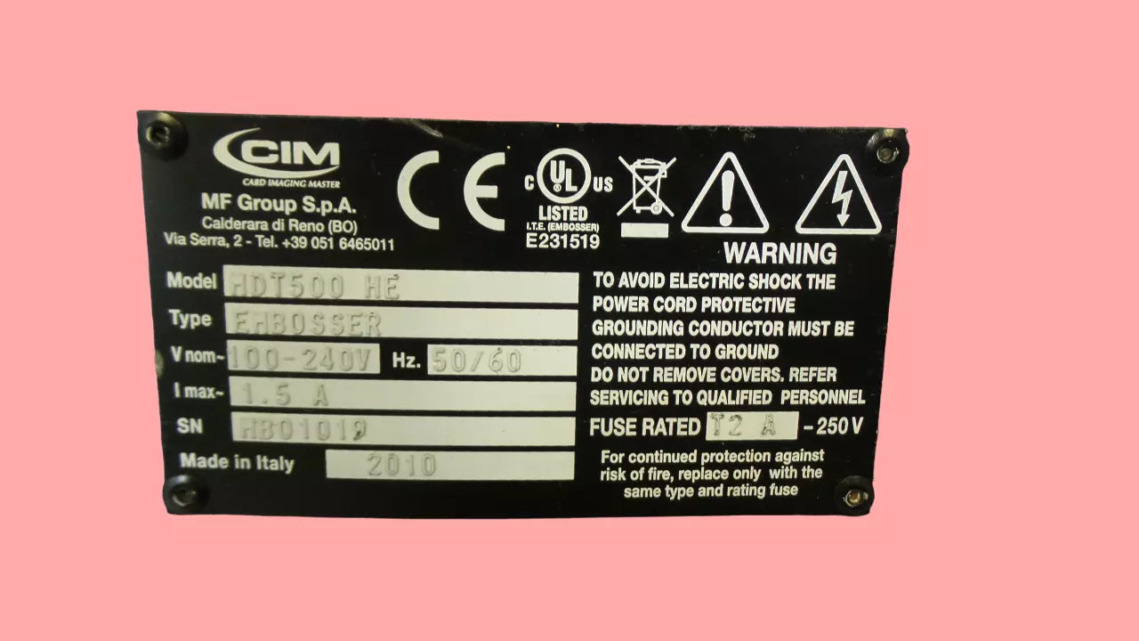 CIM Card Imaging Master MDT 500 HE Printer