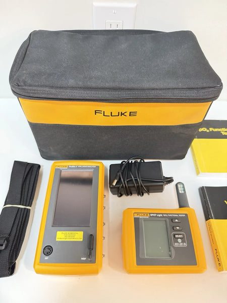 FLUKE Biomedical ProSim 4 & Spot Light Kit with Bag & Charger (Tested)