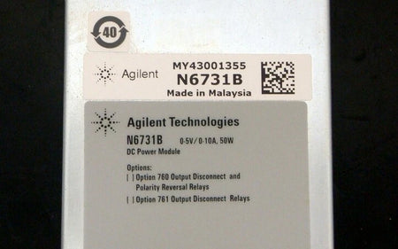 Agilent N6731B 5V 10A 50W Power Supply Module