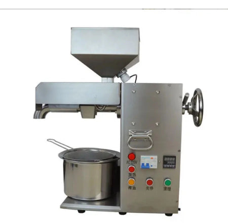 3000W Commercial Oil Press Machine Electric Hot and Cold Stainless Steel 220V
