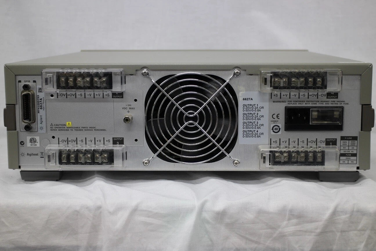 Agilent 6627A 0-50V 2A 4ch System DC Power Supply
