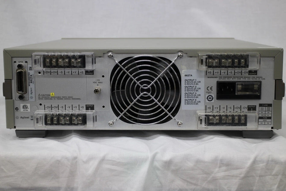 Agilent 6627A 0-50V 2A 4ch System DC Power Supply