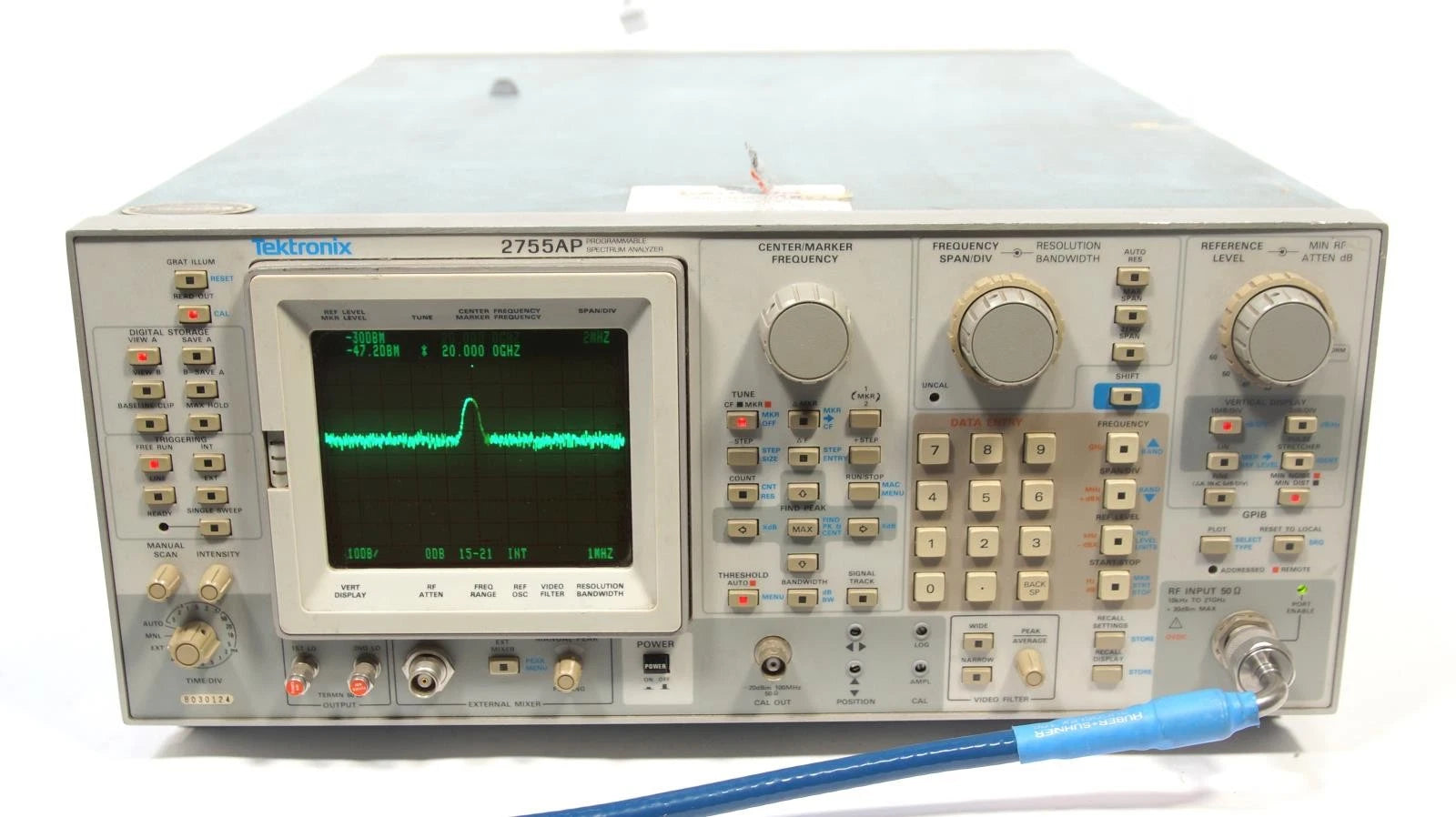 Tektronix 2755 AP Programable Spectrum Analyzer 10 kHz to 21 GHz