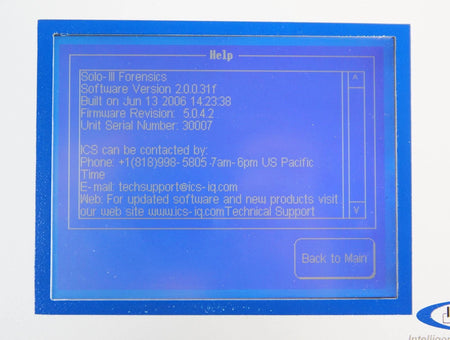 ICS Image MASSter SOLO-3 IT Forensics Hard Drive Duplicator