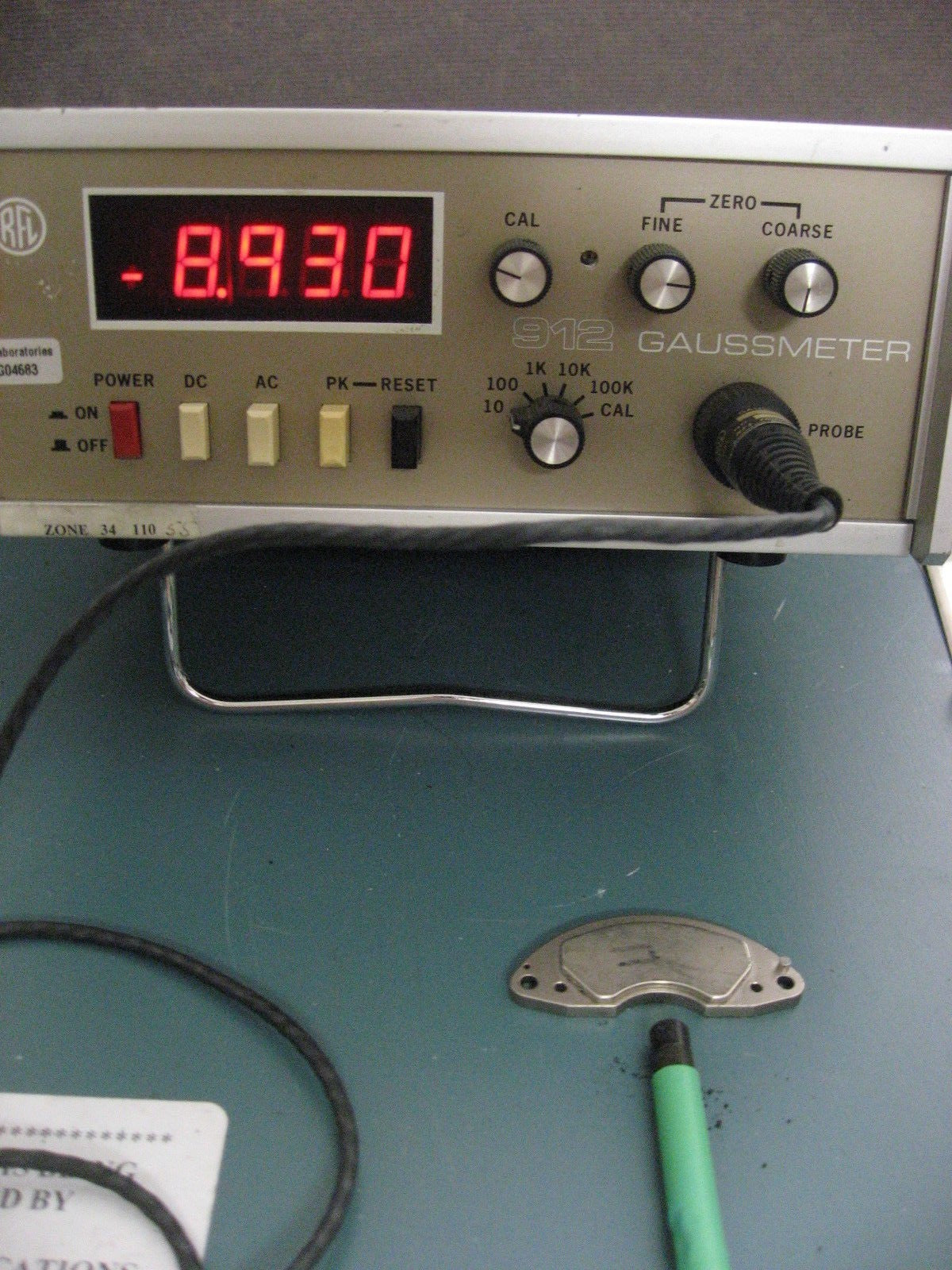 RFL 912 Gaussmeter Magnetometer