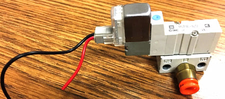 SMC SYJ3140-5LOZ-Q Single Solenoid Valve, Base Mounted, SYJ3000 Series 4/5 Port