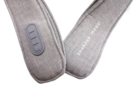 Sharper Image Realtouch Shiatsu Wireless Neck & Back Massager w/ Heat Gray