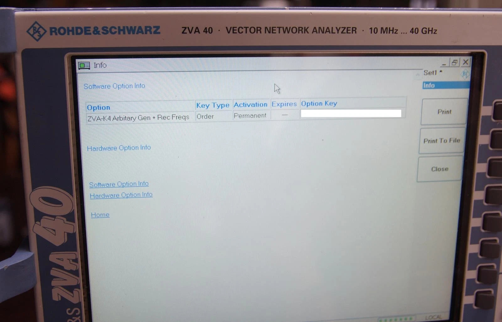Rohde & Schwarz ZVA 40 10MHz - 40GHz Vector Signal Generator