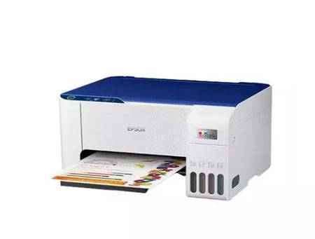 Epson EcoTank L3215 A4 All-in-One Ink Tank Printer (White & Blue)