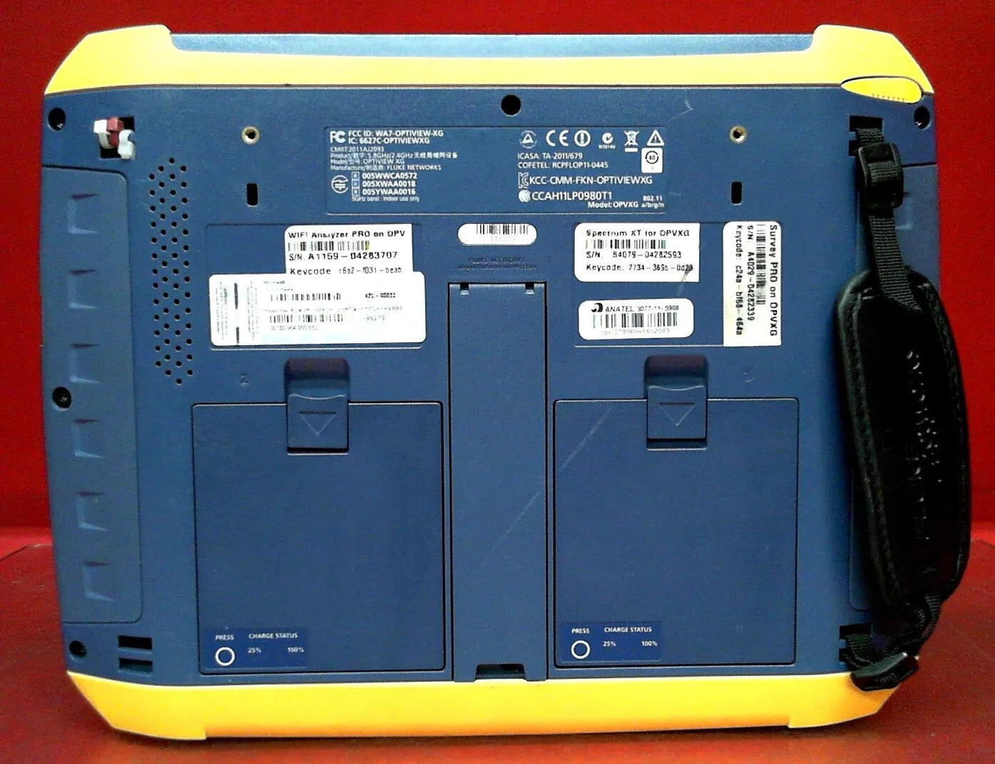 Fluke OPVXG OptiView XG 2448009 Network Analysis Tablet - XG eqpt