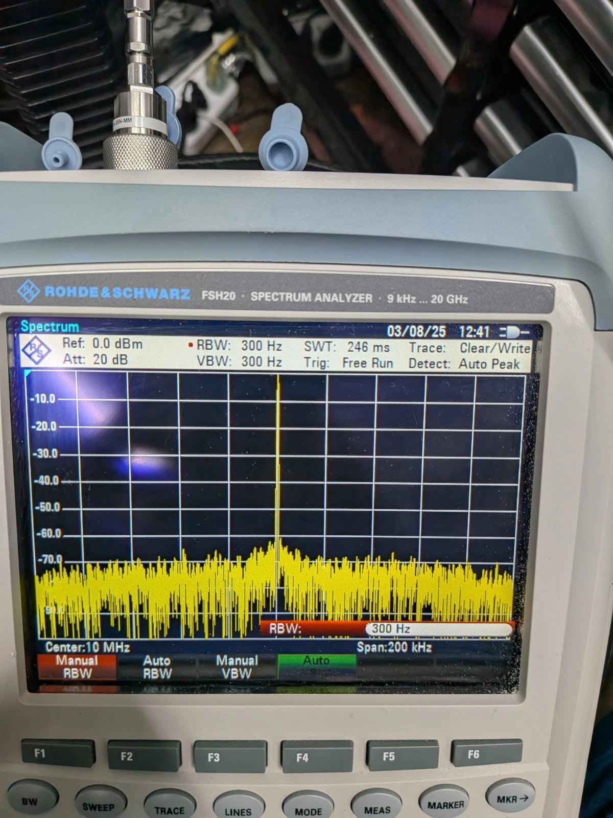 🔥Rohde & Schwarz R S Fsh20 K17 Handheld Spectrum Analyzer /Meter+Sensor !Cal'd!