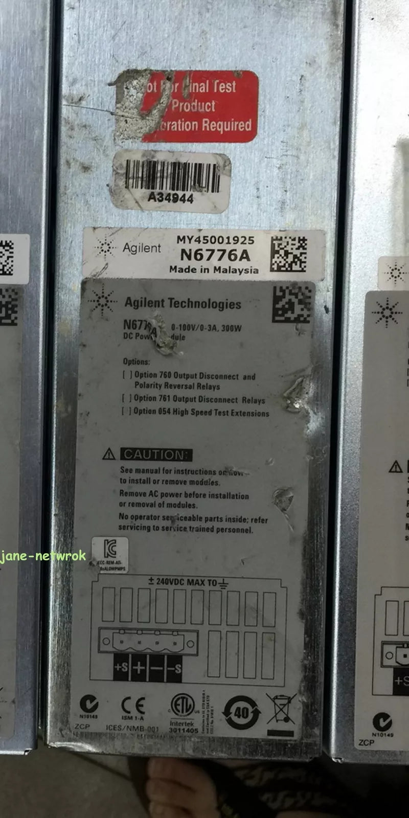 1pc N6776A for 100% Test - Reliable Product Testing Solution