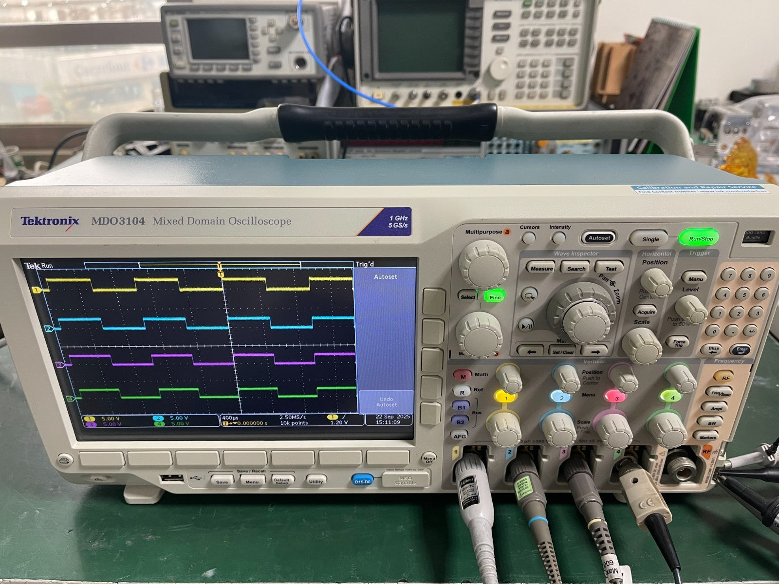 Tektronix MDO3014 Mixed Domain Oscilloscope 1GHz, 5 GS/s