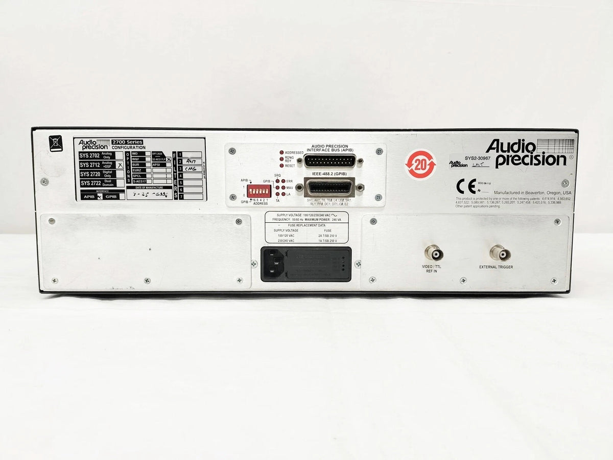 Audio Precision SYS-2712 Audio Analyzer