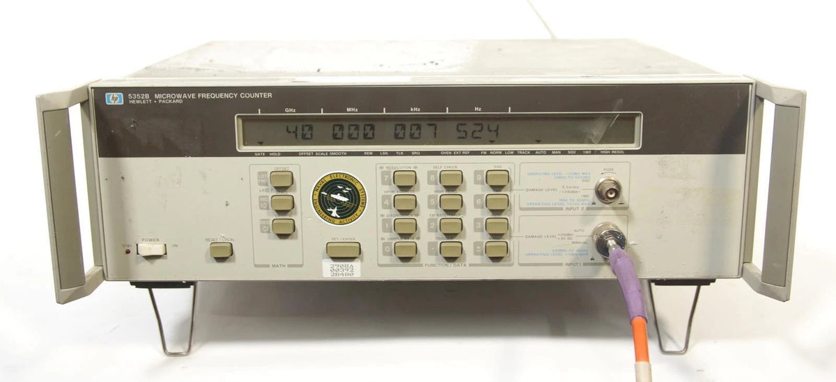 HP Agilent 5352B 10 Hz to 40 GHz CW Microwave Frequency Counter OPT 001