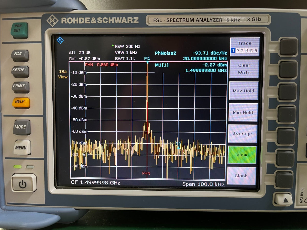 Rohde & Schwarz FSL3 Spectrum Analyzer 9 kHz - 3 GHz _ 0770 - XG eqpt