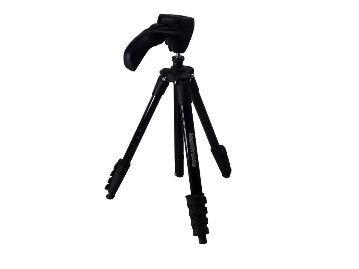 Manfrotto MKCOMPACTACN-BK Compact Action Aluminium Tripod  - Free Shipping.
