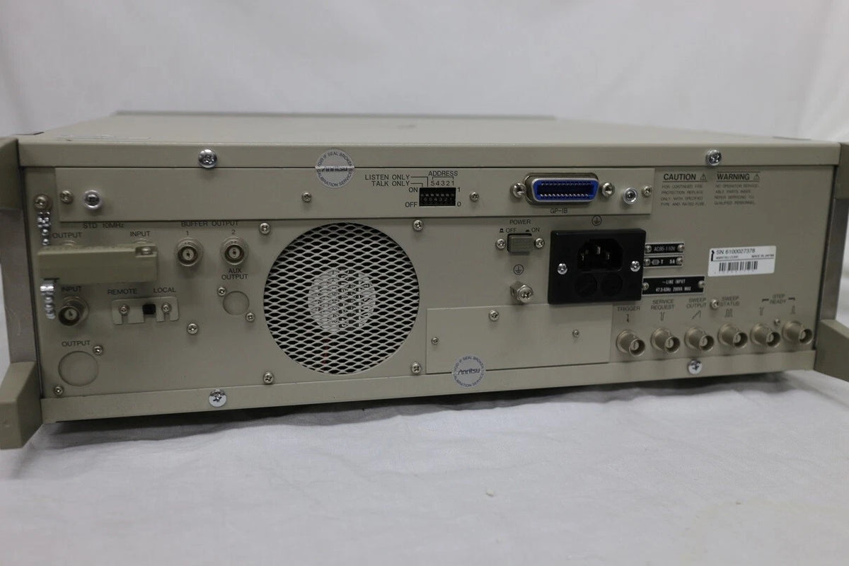 ANRITSU MG2502B 1Hz-600MHz Frequency Synthesizer