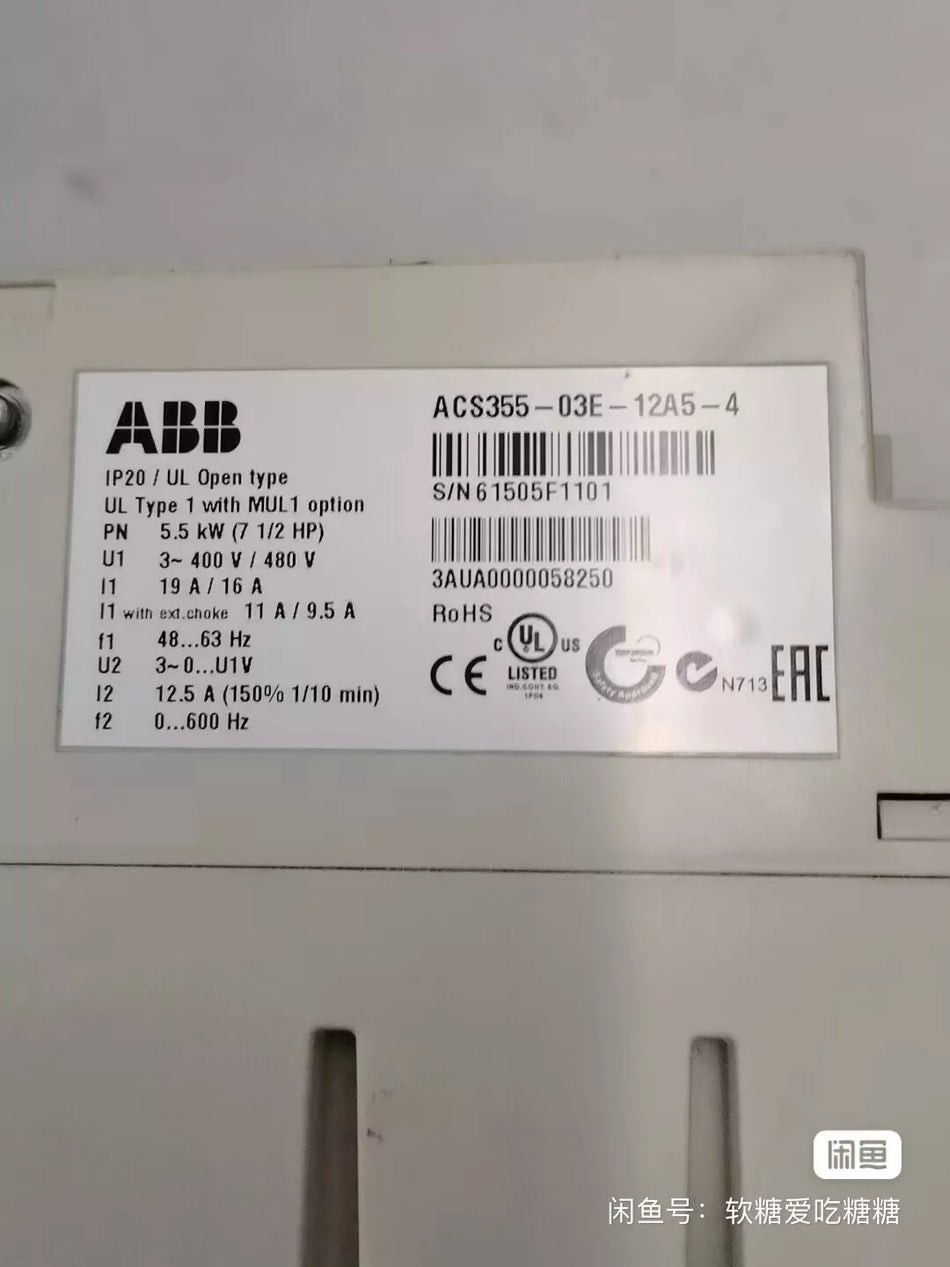 1PC USED Inverter ACS355-03E-12A5-4 #L1085U LZ