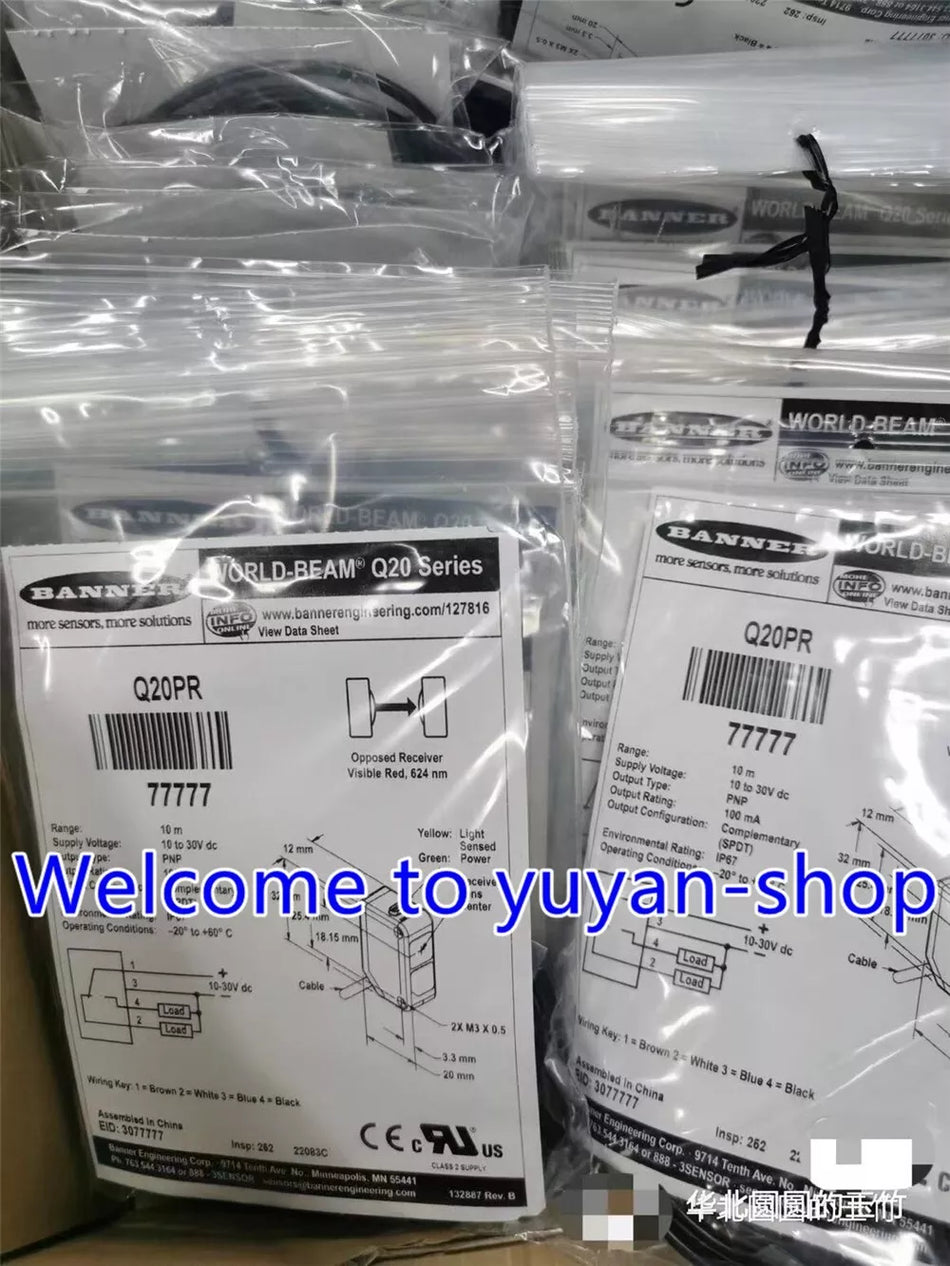 1PCS NEW FOR Banner Q20PR Photoelectric Sensor 77777