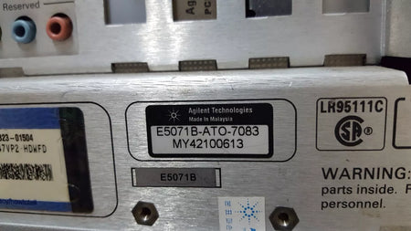 Agilent E5071B Network Analyzer 300kHz-8.5GHz with Option 414 008 016 (0613)