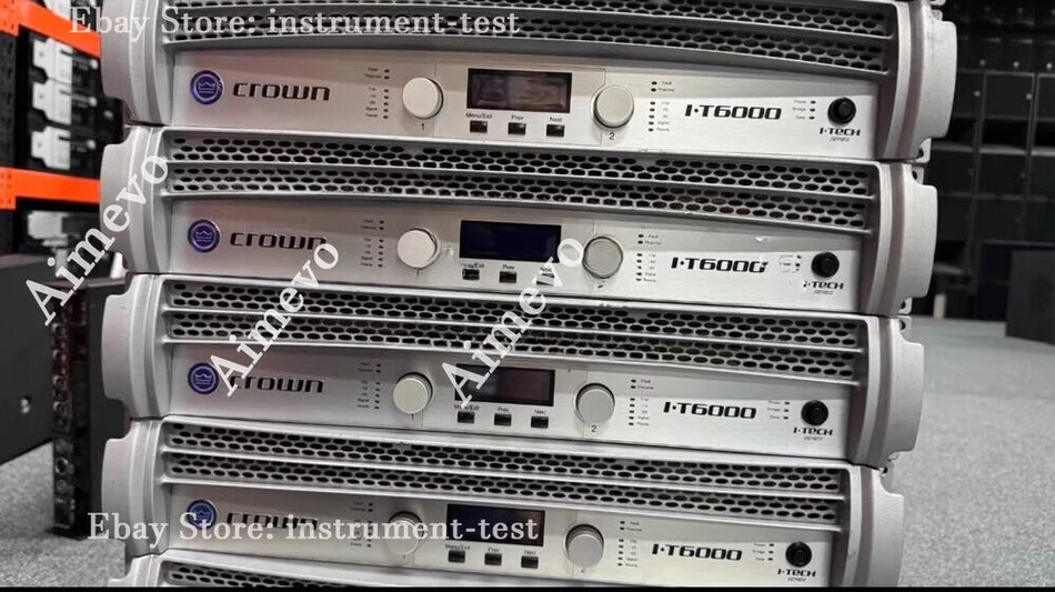 Used CROWN I.T6000 Power Amplifier - Excellent Condition