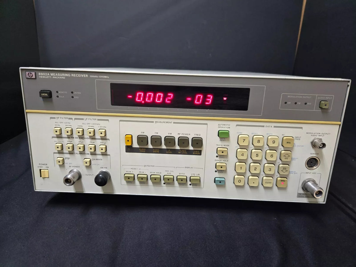 HP 8902A Measuring Receiver 150kHz-1300MHz (3548)
