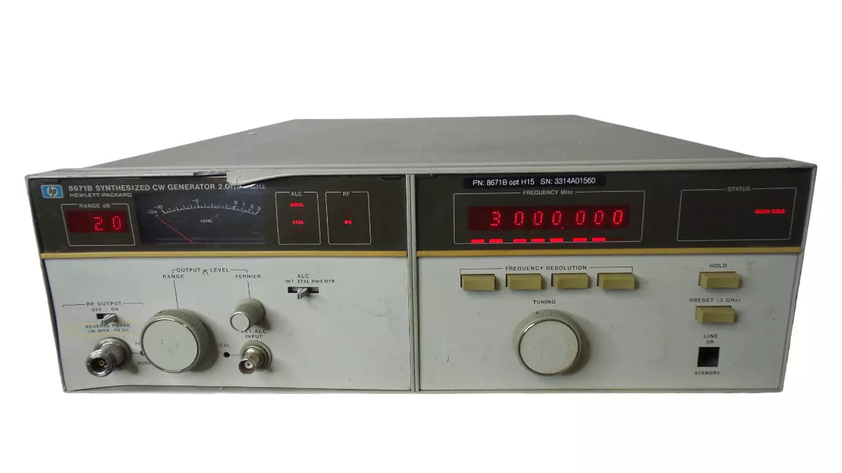 HP 8671B CW Generator 2.0 to 18GHz for High-Frequency Signal Generation
