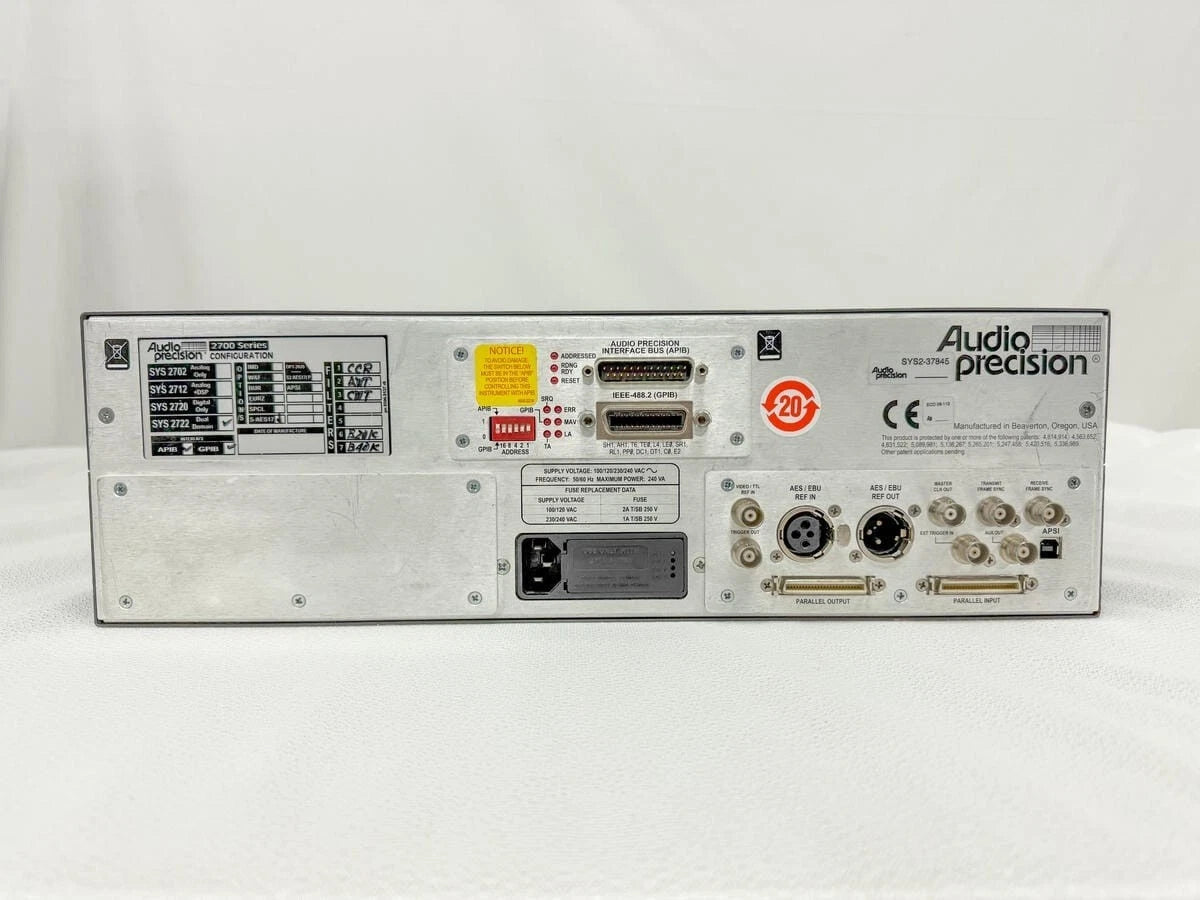 Audio Precision SYS-2722 Audio Analyzer