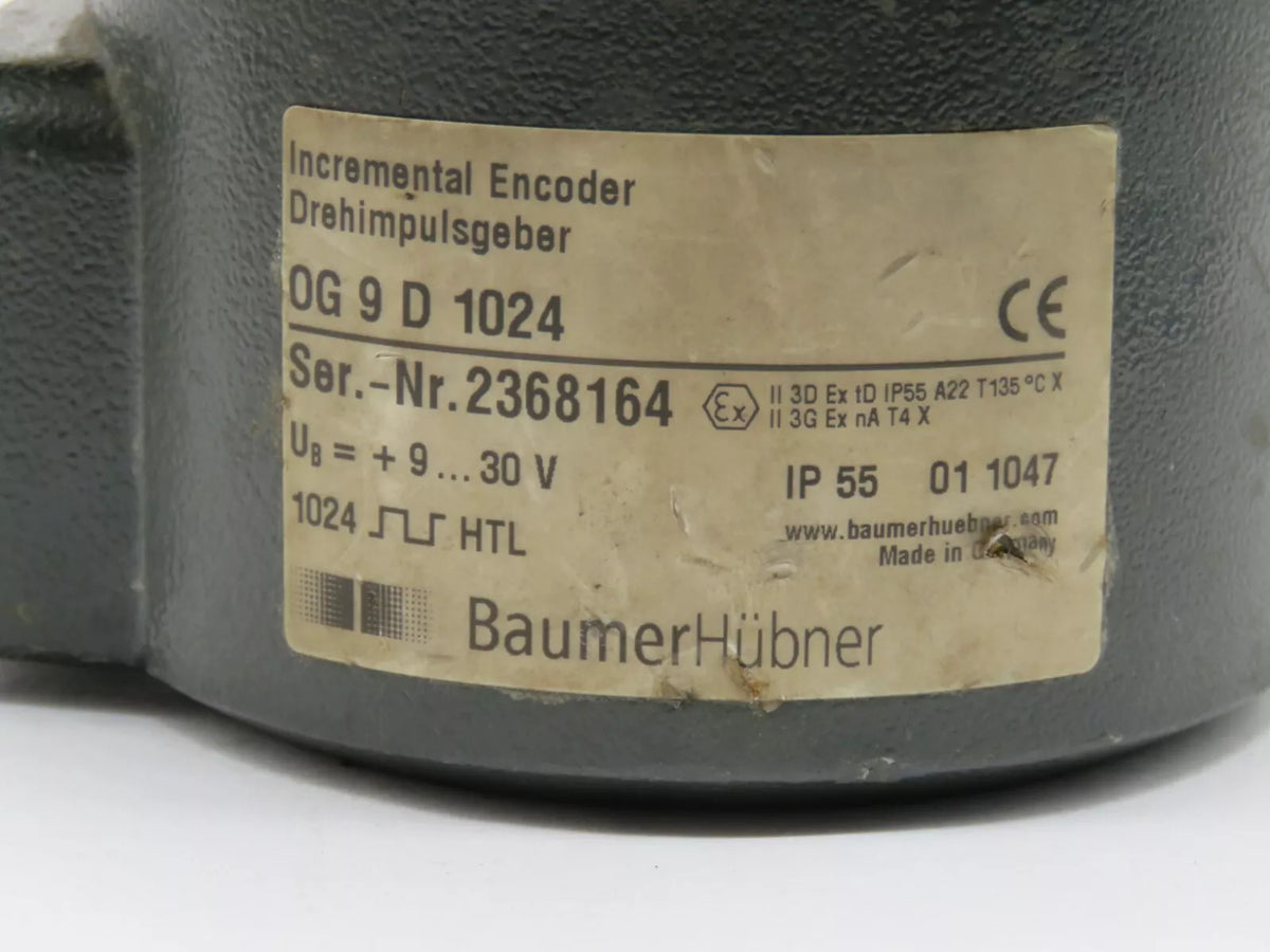 Baumer Hubner OG 9 D 1024 Encoder 9-30V