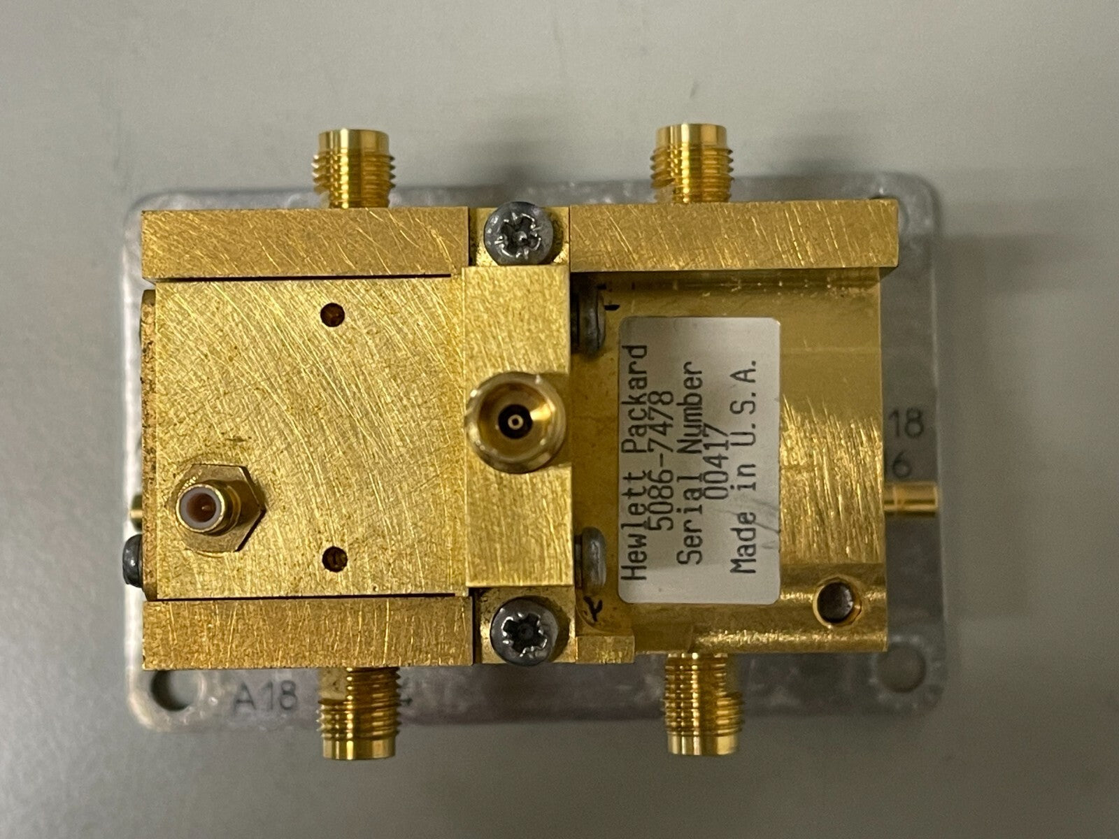 HP Agilent 5086-7478 40GHz Switch/Splitter Modulen for HP8516A - XG eqpt