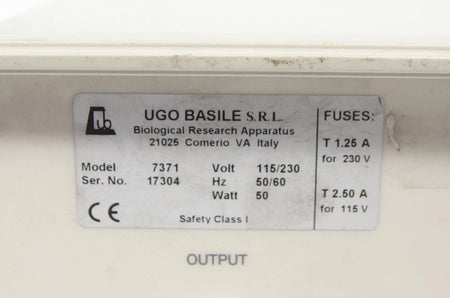 UGO BASILE 7371 PLANTAR TEST