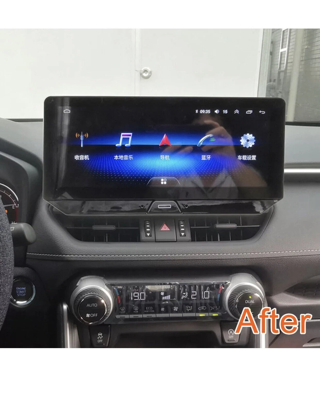 12.3 inch Car Radio For Toyota RAV4 2020 CarPlay Android Auto Multimedia BT 64GB
