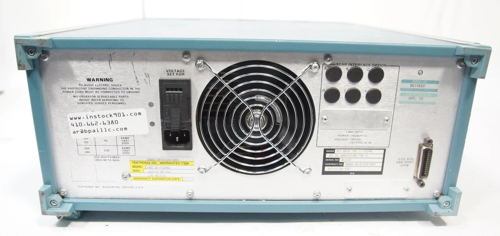 Tektronix TM5006A w/ SG 5030 Sine Wave Generator & CG 5011 Calibration Generator