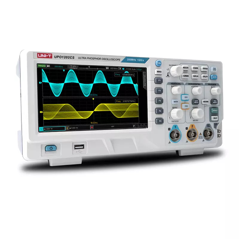 UNI-T UPO1202CS 200MHz 2Ch Digital Storage Oscilloscope DSO